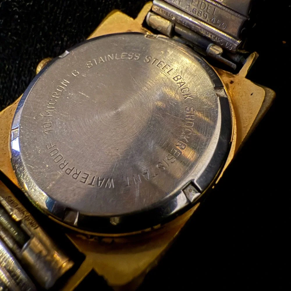 1965 Helbros Gold-Tone Vintage Watch